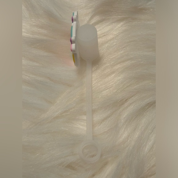 Squishmallow Cow Straw Topper - Picture 3 of 3